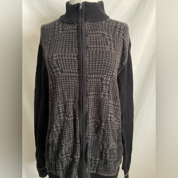 English Laundry houndstooth cardigan sz L - Picture 6 of 10